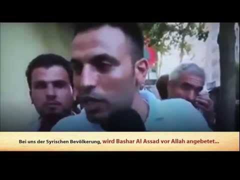 Youtube: " Wir beten Assad vor Allah an " (Syrien)