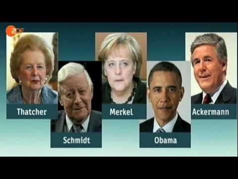 Youtube: ZDF heute nacht: Bilderberg Thatcher Schmidt Merkel Obama Ackermann [04.06.2012]