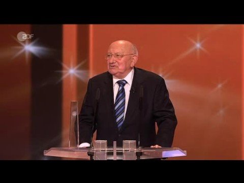 Youtube: Marcel Reich-Ranicki lehnt deutschen Fernsehpreis ab (volle Länge)