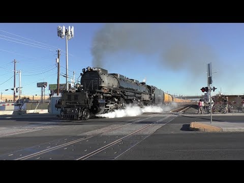 Youtube: Union Pacific Big Boy #4014 Steam Train Departing Las Vegas At Wyoming Avenue (10/8/19)