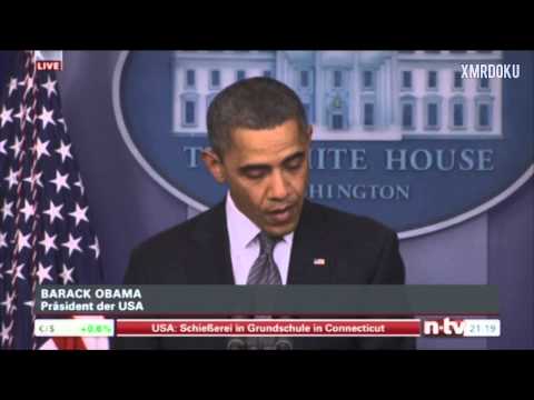 Youtube: Obama Rede zum Amoklauf an US-Grundschule in Connecticut | 14.12.2012