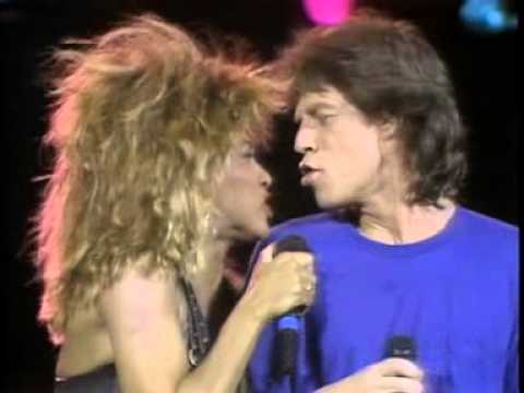Youtube: Mick Jagger & Tina Turner  It's Only Rock 'n Roll (But I Like It) Philadelphia 1985