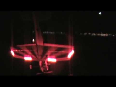Youtube: RC Night Flying - Red LED Biplane