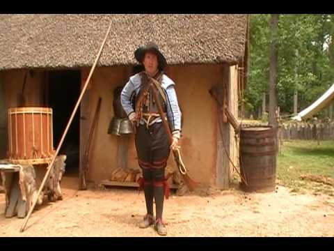 Youtube: Demonstration of a 1611 Matchlock Musket