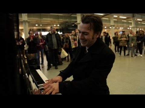 Youtube: When a professional musician sits down at a public piano