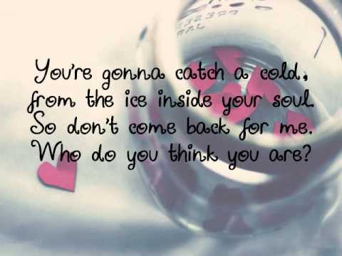Youtube: Jar of Hearts-Christina Perri with Lyrics