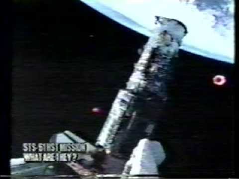 Youtube: Weird colored UFOs on NASA video