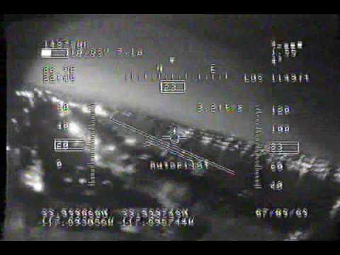 Youtube: FPV rc plane night flight police helicopter chase