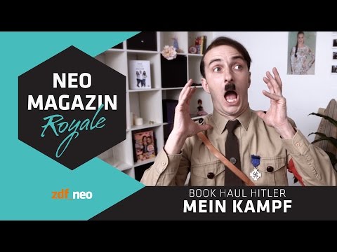 Youtube: Buch Haul Hitler: Mein Kampf | NEO MAGAZIN ROYALE mit Jan Böhmermann - ZDFneo