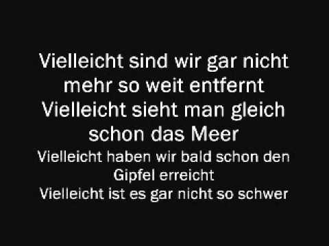 Youtube: Christina Stürmer - Vielleicht (Lyrics & English Translation)
