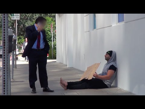 Youtube: WHAT IF THE HOMELESS GAVE YOU MONEY?