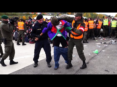 Youtube: Flüchtlinge in Spielfeld/Österreich | Großeinsatz für Bundesheer & Polizei |  22.10.2015