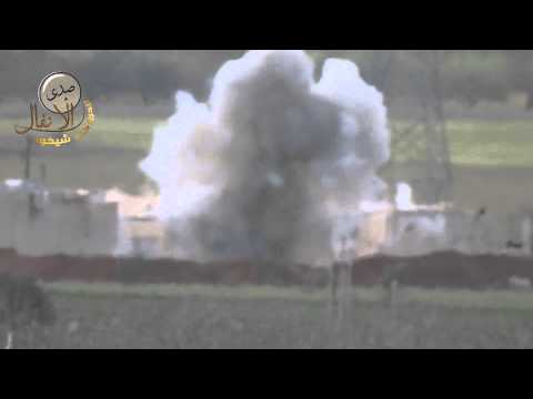 Youtube: ريف ادلب خان شيخون استهداف احدى دبابات قوات النظام على يد الجيش الحر 16 4 2014
