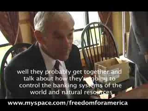Youtube: Ron Paul talks about the Bilderberg Group