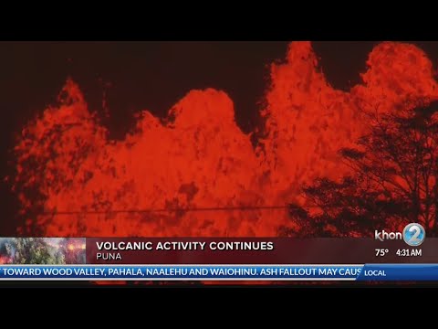 Youtube: New explosive eruption at summit of Kilauea Tuesday morning