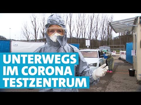 Youtube: Corona-Testzentrum mit Drive-in in Nürtingen