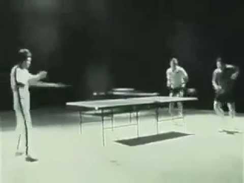 Youtube: Bruce Lee : Ping pong with Nunchucks