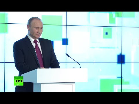 Youtube: Putin attends RT10 anniversary evening: Full speech with English translation