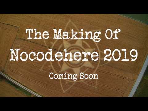 Youtube: The Making Of "Nocodehere 2019" Crop Circle