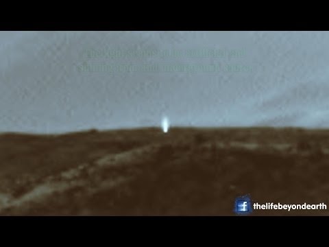Youtube: Mysterious beam of light spotted on the surface of Mars! Alien base? UFO? April 6 2014