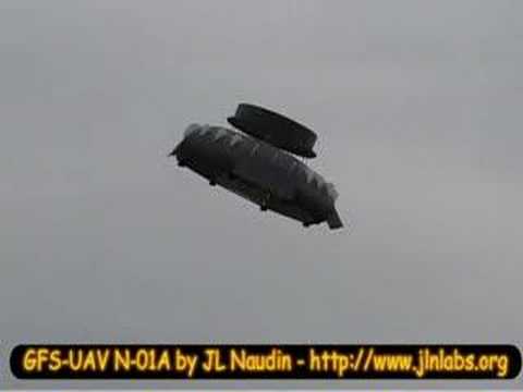 Youtube: Coanda Effect RC Flying Saucer test flight