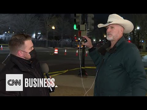 Youtube: CNN reporter talks to Trump conspiracy theorist at Biden's inauguration