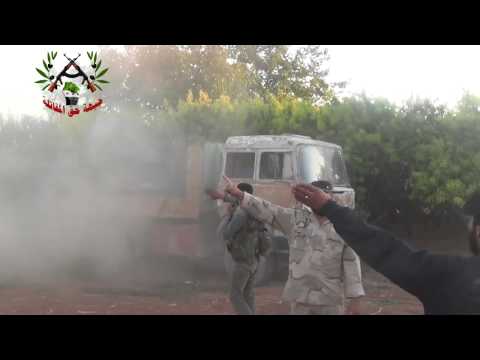 Youtube: ريف حماة خطاب الجيش الحر يستهدف و يقتحم أحد مقرات جيش النظام 26 7 2014