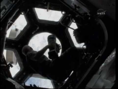 Youtube: ISS Cupola view