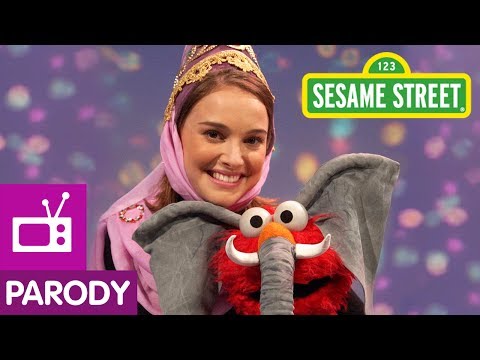 Youtube: Sesame Street: Natalie Portman And Elmo Are Princess & Elephant