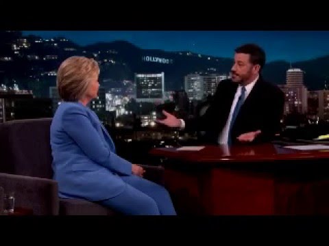 Youtube: Hillary Clinton Discusses Unexplained Aerial Phenomenon - UFOs/UAP Jimmy Kimmel March 24, 2016