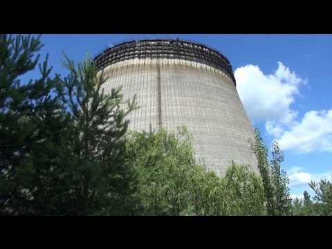 Youtube: chernobyl 2013: strolling around reactor 5 and 6, visiting their cooling tower