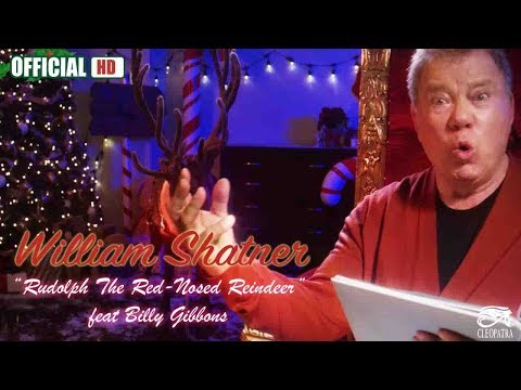 Youtube: William Shatner "Rudolph The Red-Nosed Reindeer feat. Billy Gibbons (Official)