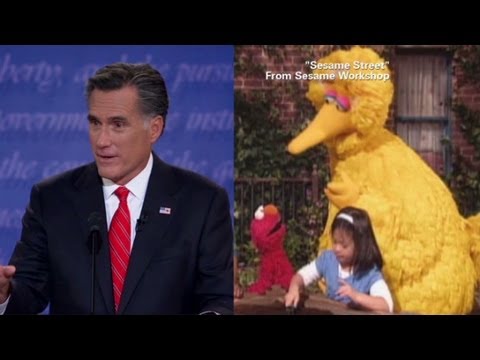 Youtube: Mitt Romney plucks Big Bird