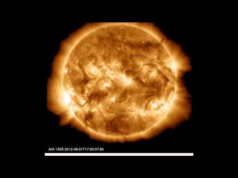 Youtube: Massive Filament Eruption Aug 31st 2012