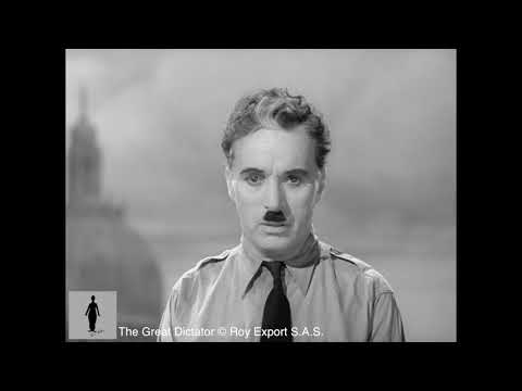 Youtube: Charlie Chaplin - Die Rede aus dem Film "Der große Diktator" (Deutsch)