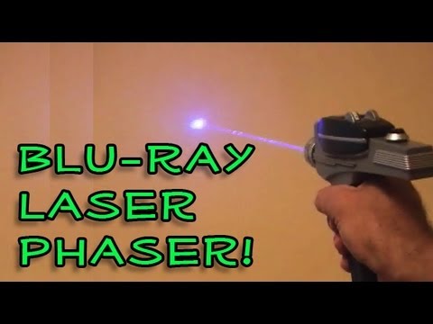 Youtube: Amazing Lasers! - Blu-ray Laser Phaser!