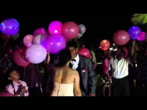 Youtube: Anton and Jenny's Wedding - LED Balloon Release