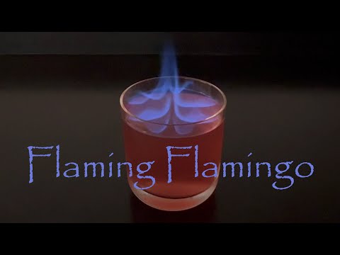 Youtube: Flaming Flamingo | Süßer, Entflammbarer Cocktail Mit Nur 3 Zutaten