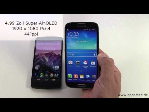 Youtube: Vergleichstest: Google Nexus 5 vs. Samsung Galaxy S4 | Deutsch + Full HD