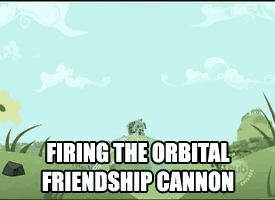 Orbital friendship cannon