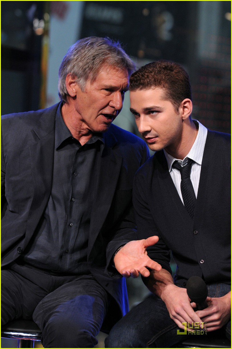Harrison ford shia lebeouf