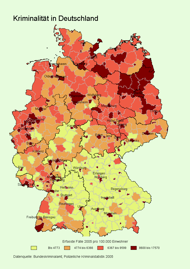 Deutschlands kriminellste Städte (Seite 4) - Allmystery