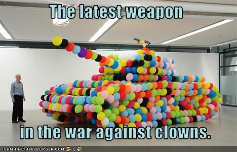 Bilder-Thread uh43048,1262881309,funny-pictures-tank-is-weapon-against-clowns