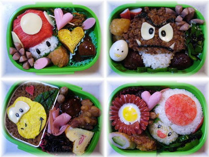 Bilder-Thread uh43048,1264082154,video-game-inspired-bentos