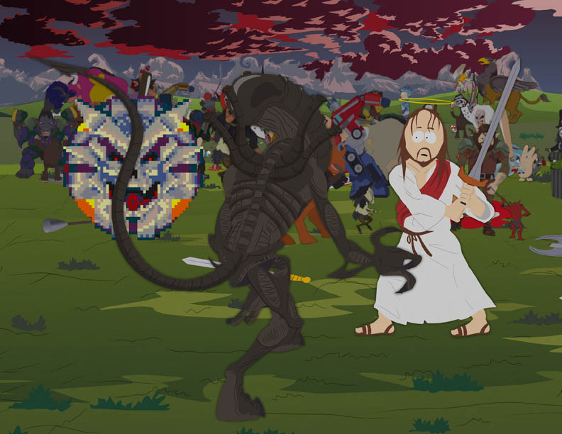 Bilder-Thread uh43048,1264610435,1112 alien attacks jesus