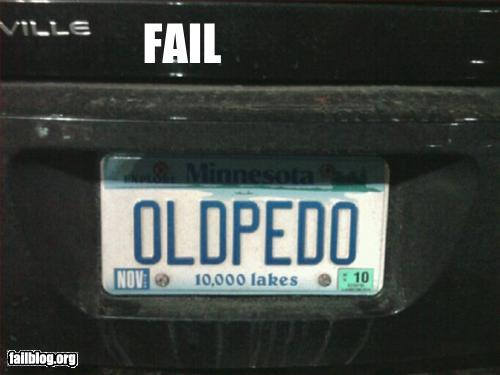 Bilder-Thread uh43048,1267616771,epic-fail-vanity-plate-old-fail