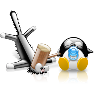 Bilder-Thread uh43048,1269809789,rofl-overlord59-baby-tux-with-cat-2638
