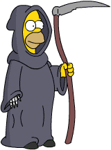 simpsons grim reaper png simpsons grim reaper png
