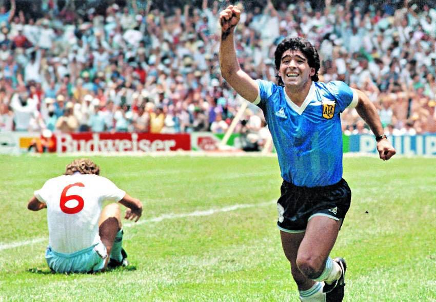 Maradona vs england