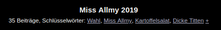 Miss Allmy 2019 almy